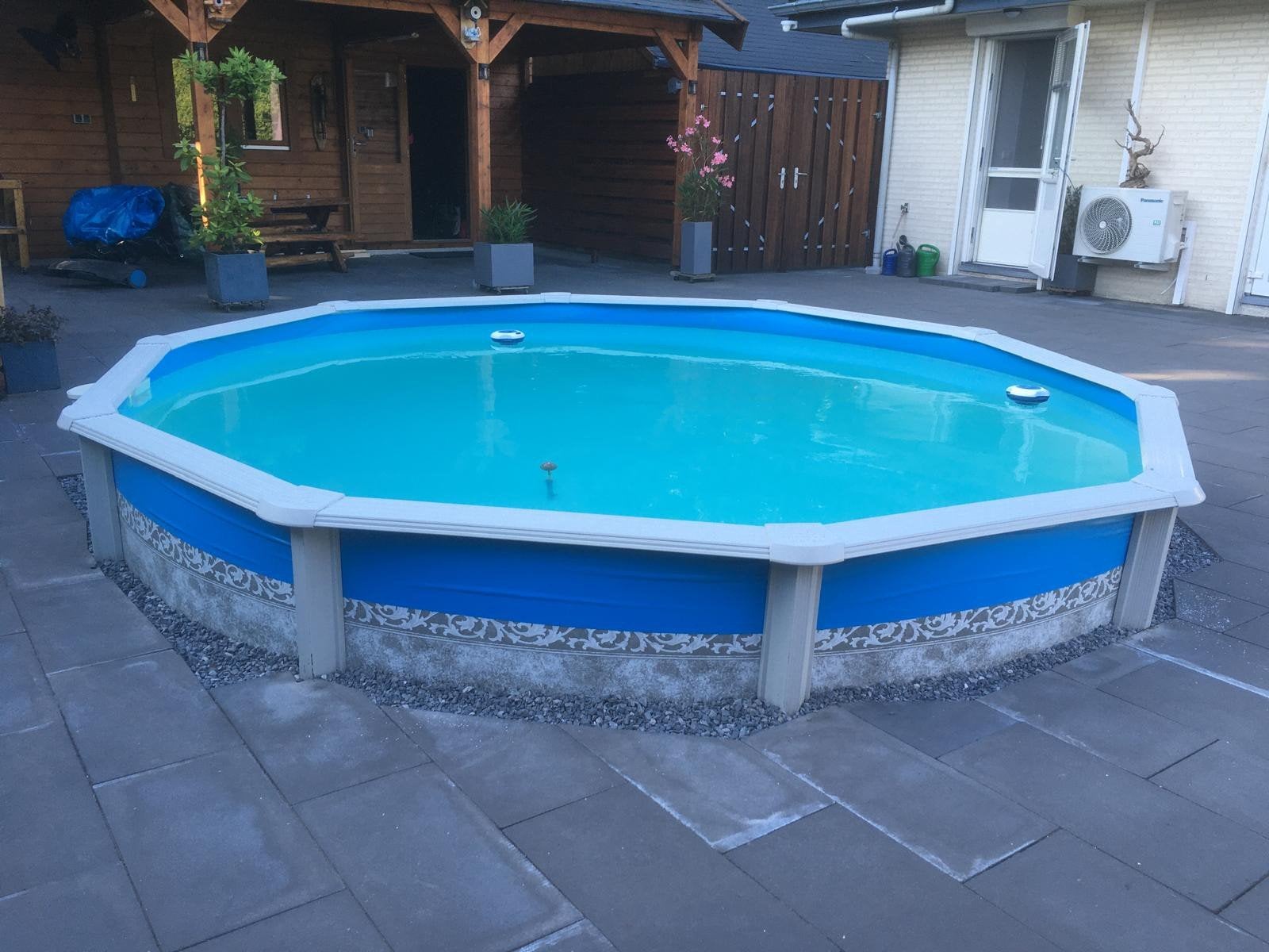 Zwembad,schuurtje met toebehoren, Tuin en Terras, Zwembaden, Ophalen