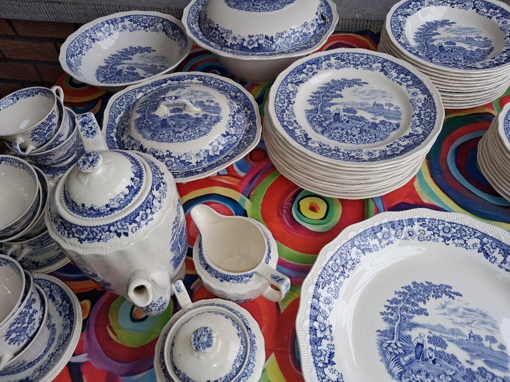 Service complet Angleterre, Enlèvement, Utilisé, Porcelaine, Service complet