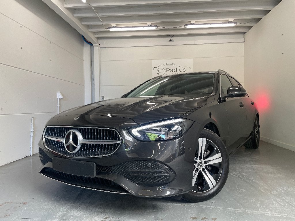 Mercedes-Benz - C180T - Benzine - Automaat, Automaat, Achterwielaandrijving, Leder en Stof, Zwart