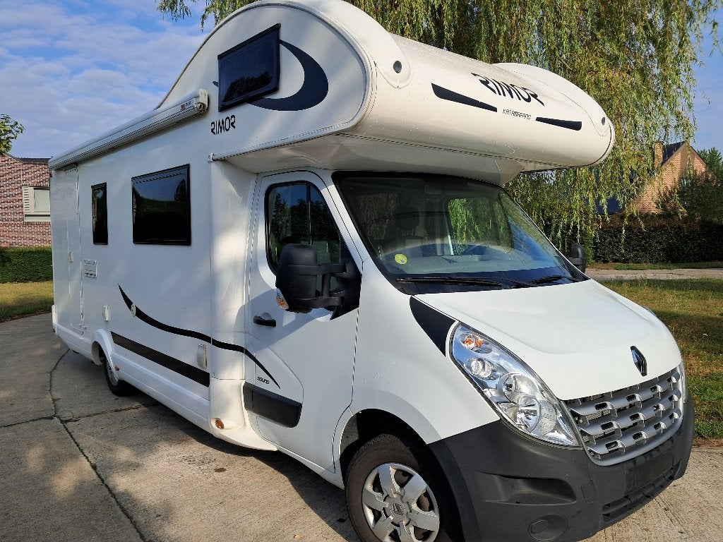 Rimor Renault bouwjaar 2015, 150pk airco tv 7slaapplaatsen, Alkoof, Douche, Diesel, Particulier