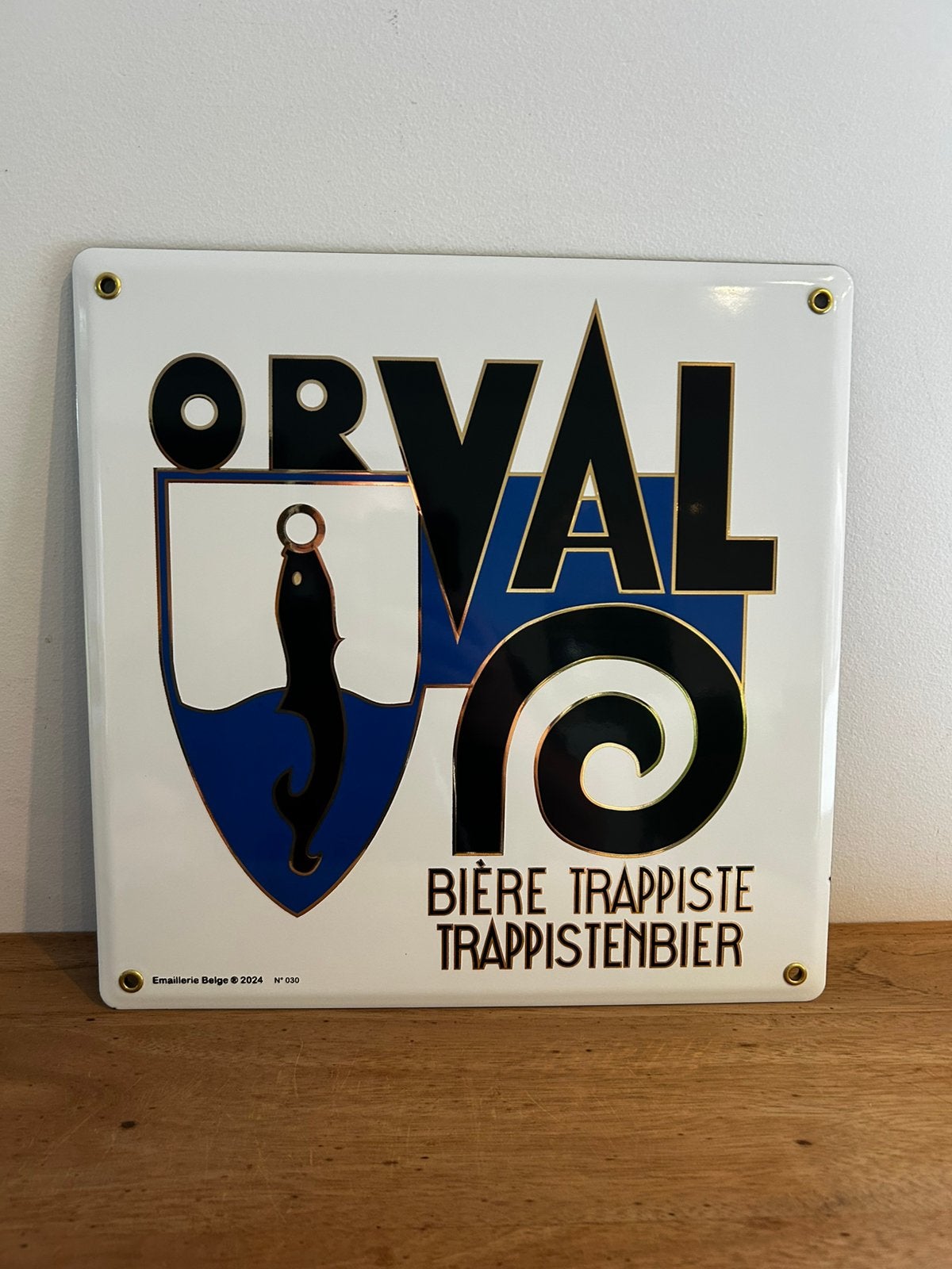Plaque émaillée Orval numérotée  email (émaillerie belge), Collections, Enlèvement ou Envoi