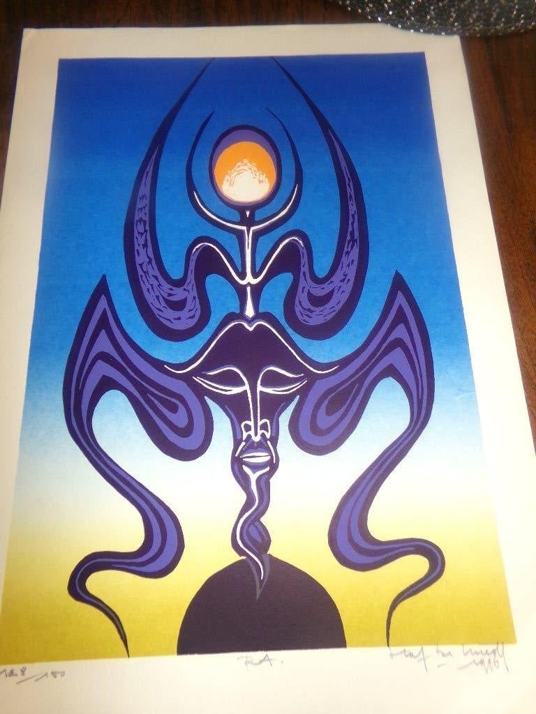 Litho / Zeefdruk - Staf de Smedt - Genummerd Gesigneerd, Antiek en Kunst, Kunst | Litho's en Zeefdrukken, Genummerd, Ophalen of Verzenden