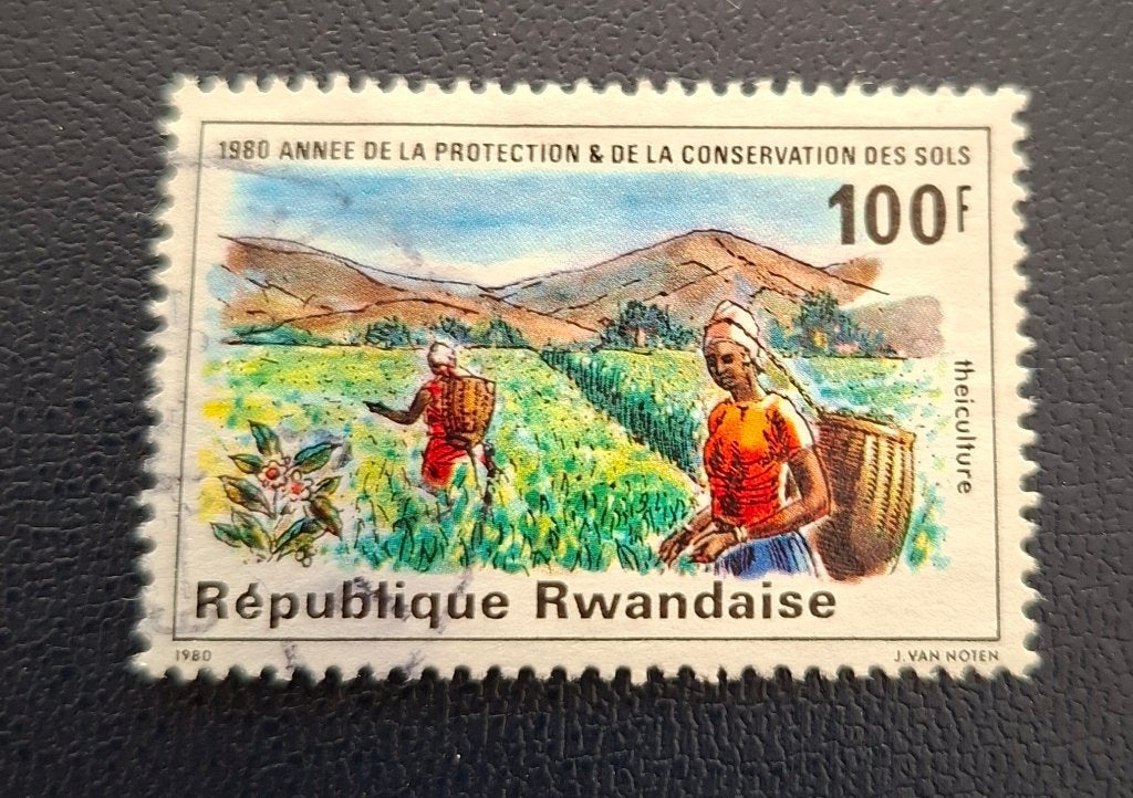 Postzegel Rwanda OBP 1027, Ophalen of Verzenden, Gestempeld