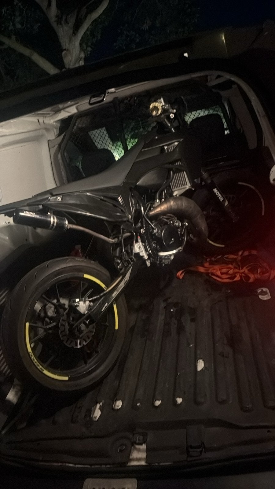 Sherco 50cc b klasse, Enlèvement