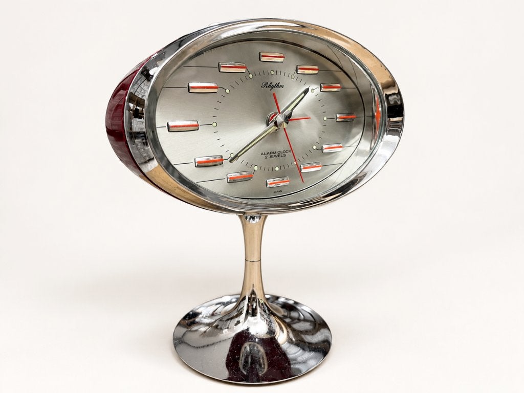 Vintage Rhythm Space Age tafel klok / wekker, Antiek en Kunst, Ophalen of Verzenden
