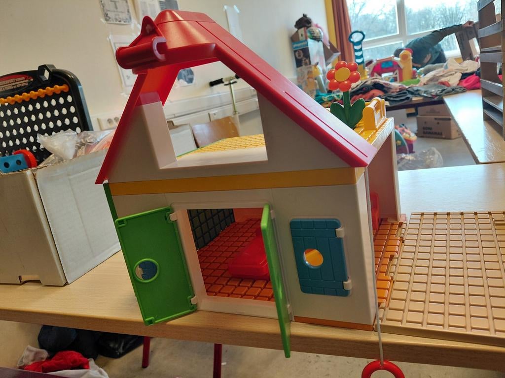 Playmobil boerderij kiepwagen, Ophalen