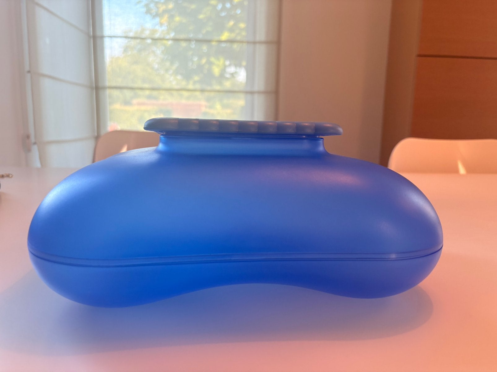 Alessi koektrommel Mary Biscuit  Blauw, Antiek en Kunst, Ophalen of Verzenden, Blauw