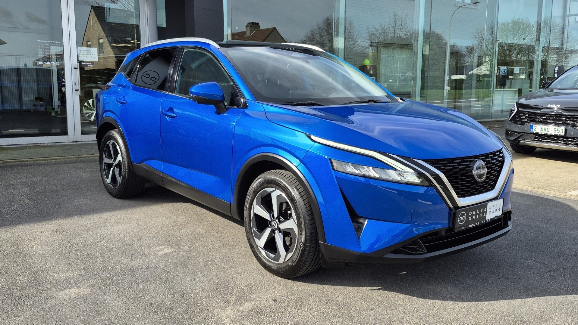 Nissan Qashqai 1.3 DIG XTRONIC MHEV 158 pk  N-CONNECTA, Auto's, Gebruikt, 4 cilinders, Blauw, Bedrijf