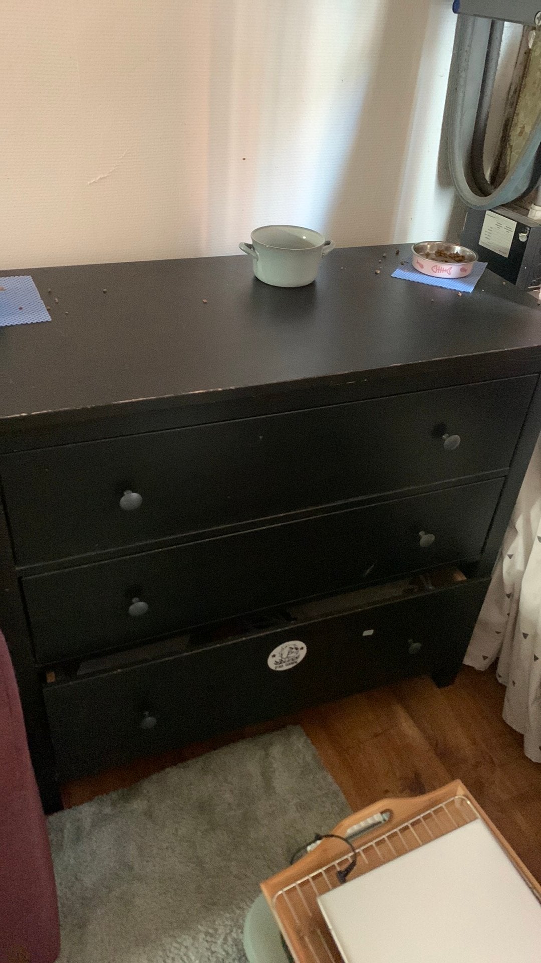 Gratis dressoir met 3 laden, Ophalen, Gebruikt