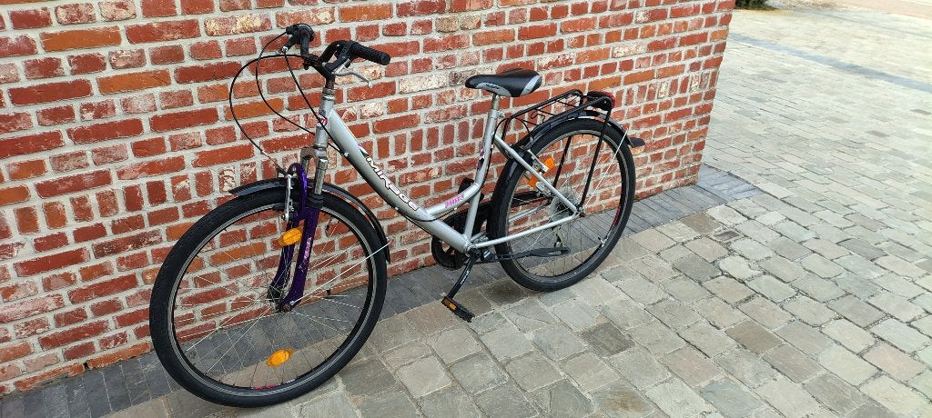meisjesfiets 26 inch (10-14 j), Gebruikt, Velgrem, Versnellingen, Overige merken