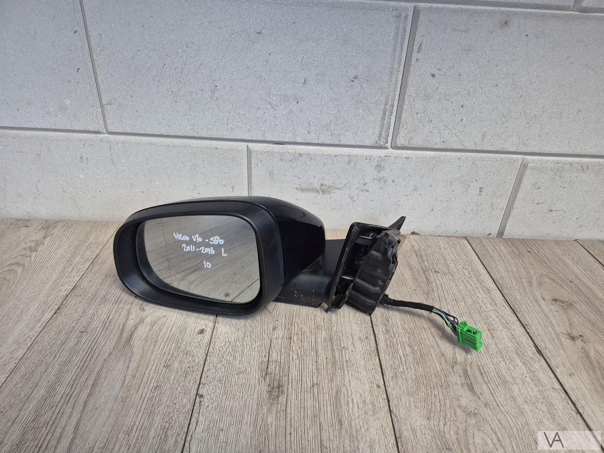 Spiegel links van Volvo V70 en S80 2011 - 2016 10 draden, Auto-onderdelen, Gebruikt, -, -, Ophalen of Verzenden