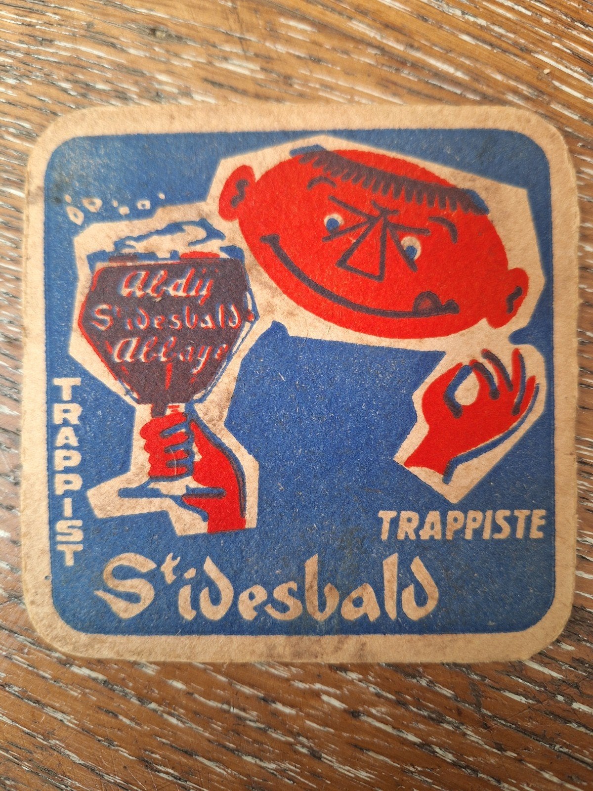 oud bierviltje brouwerij Damberd Olsene, Ophalen of Verzenden