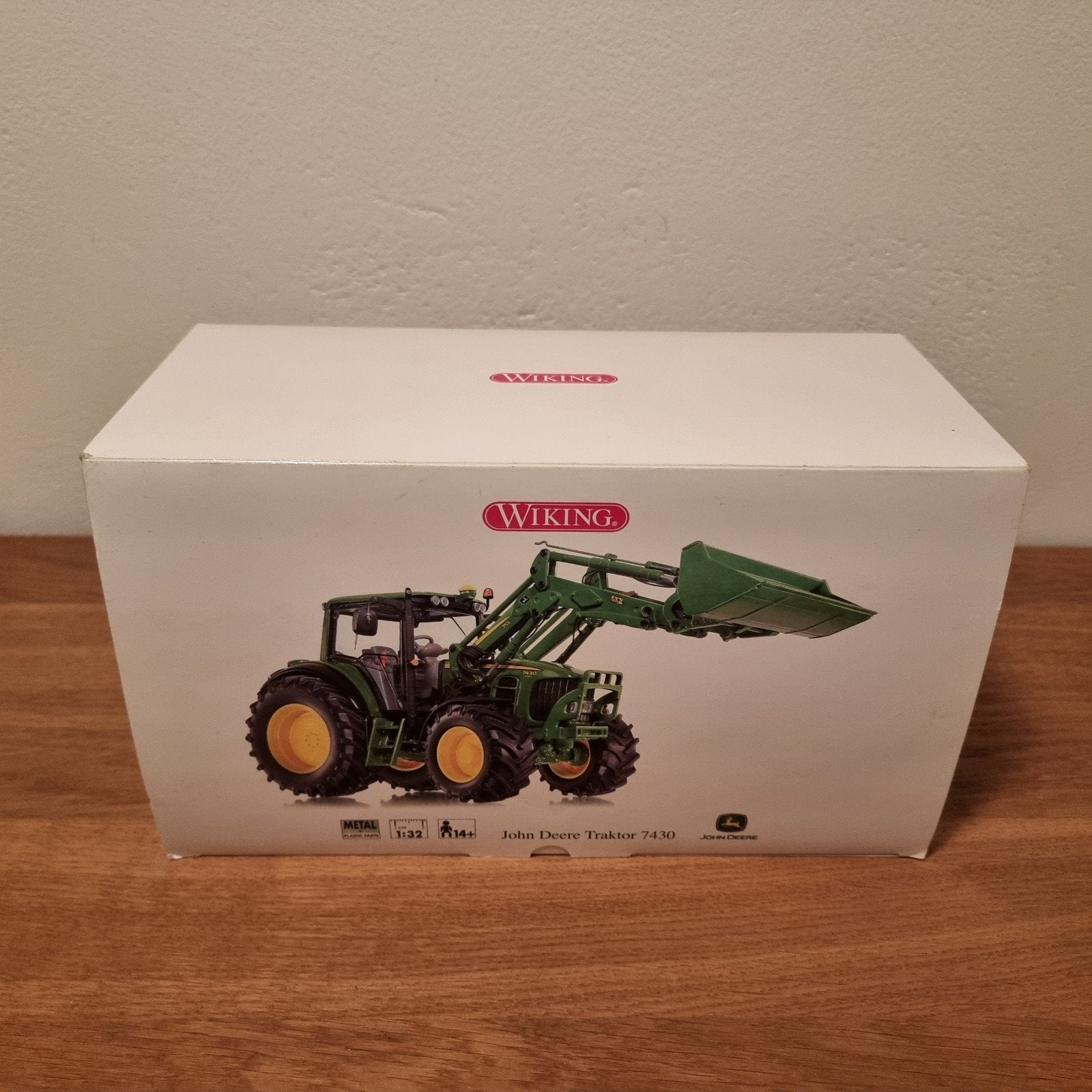 John Deere 7430 avec chargeur frontal Wiking, Enlèvement ou Envoi, Neuf, Tracteur et Agriculture, Autres marques