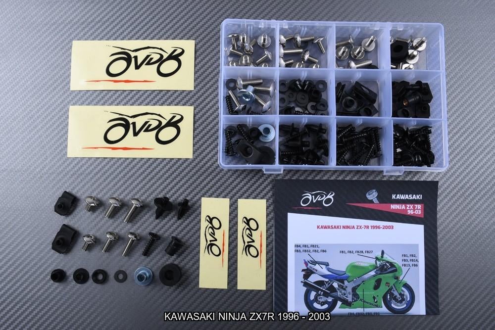 Kuip bouten set voor KAWASAKI NINJA ZX7R 1996 - 2003, Motoren, Ophalen of Verzenden, Nieuw