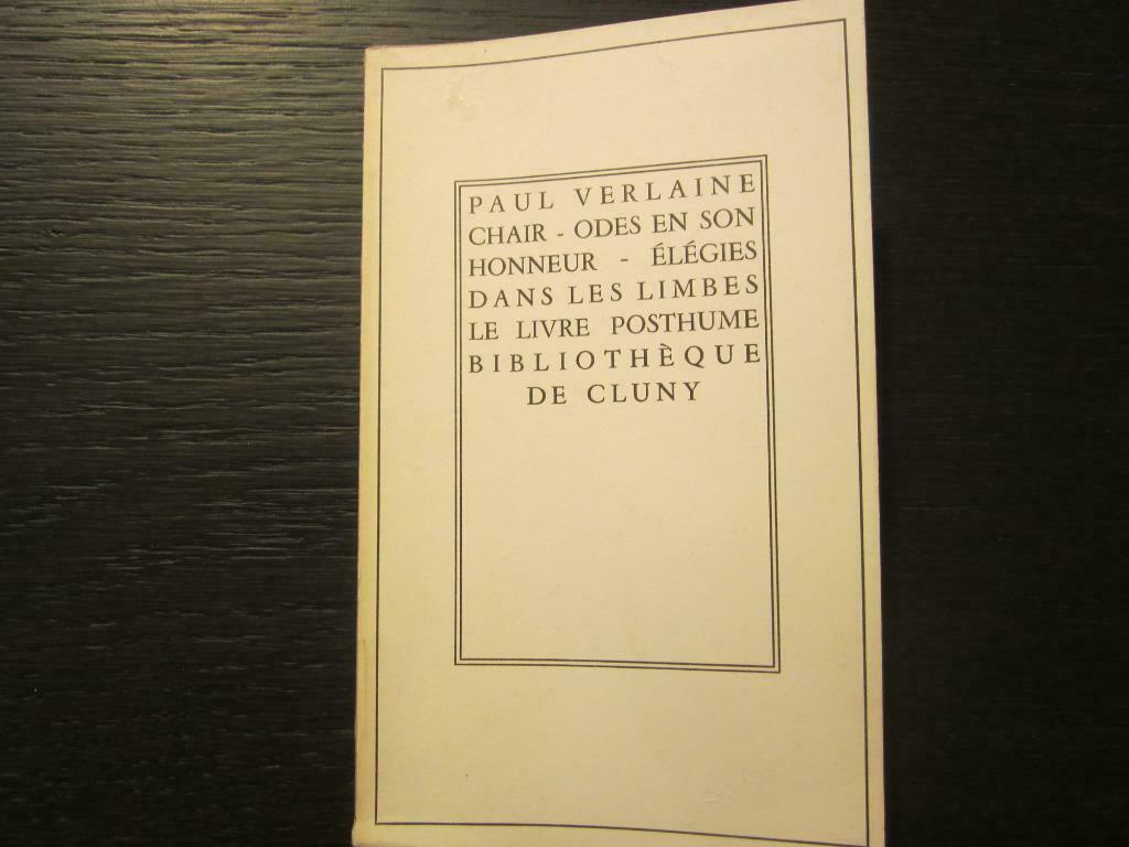 Paul Verlaine -Odes en son honneur/Elégie/Dans les Limbes..., Ophalen of Verzenden