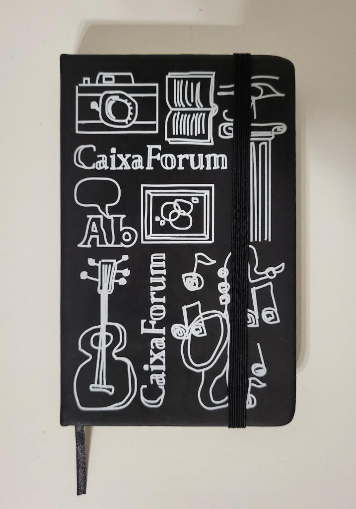 zwart wit notitieboekje blanco pagina's Caixa Forum notebook, Ophalen of Verzenden, Nieuw