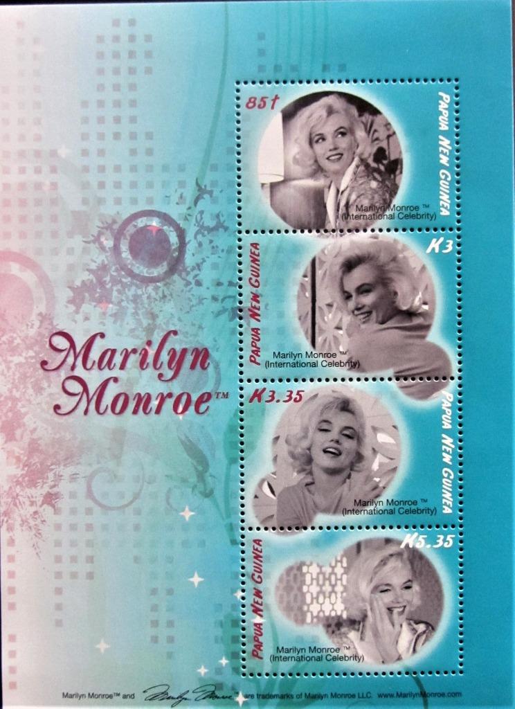 BLAADJE MARILYN MONROE (POSTFRIS)., Postzegels en Munten, Orginele gom, Ophalen of Verzenden, Postfris, Postfris