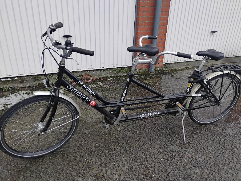 Tandem schauff, Fietsen en Brommers, Ophalen, Minder dan 10 versnellingen, Gebruikt, 61 cm of meer
