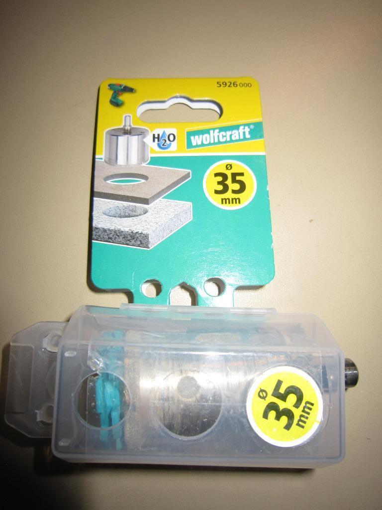 Trepan au carbure 35 mm wolfcraft (carrelage, béton, pierre), Doe-het-zelf en Bouw, Gereedschap | Handgereedschap, Ophalen of Verzenden