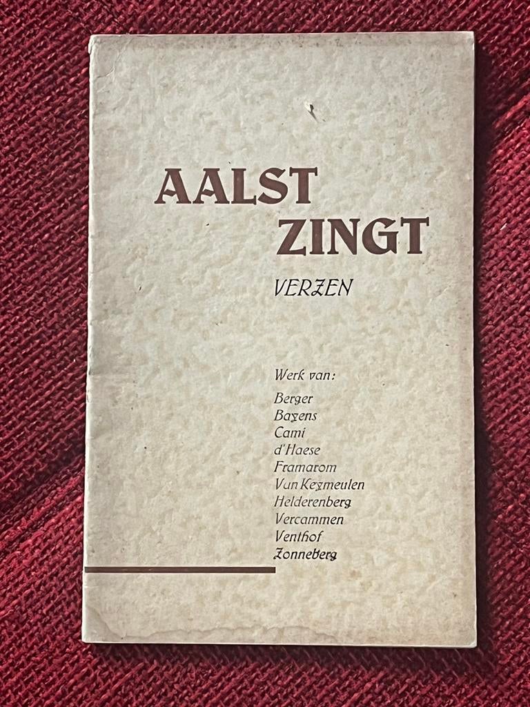 Boek Aalst Kunst - Aalst Zingt - verzen 1940, Boeken, Ophalen, Zo goed als nieuw
