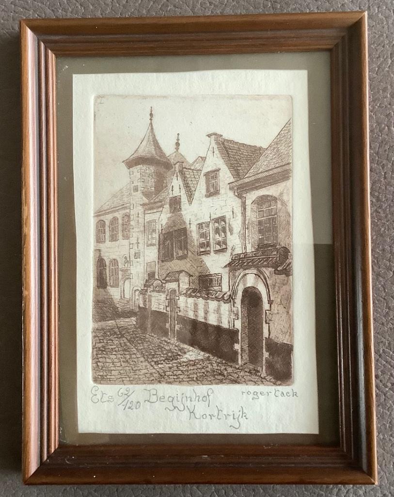 Ets - Begijnhof Kortrijk - Roger Tack - 62/120, Ophalen of Verzenden