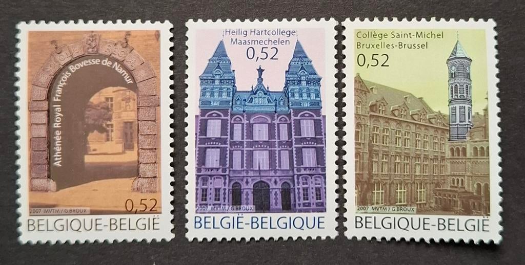 België: OBP 3673/75 ** Toerisme 2007., Frankeerzegel, Ophalen of Verzenden, Zonder stempel, Postfris