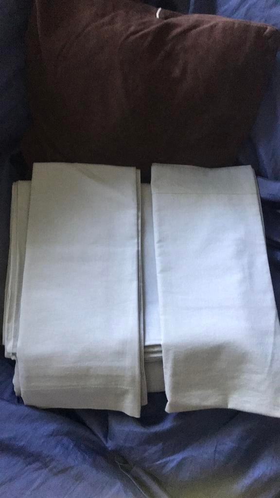 2 Housses de couettes et taies d’oreillers 1 pers NEUF, Neuf, Gris