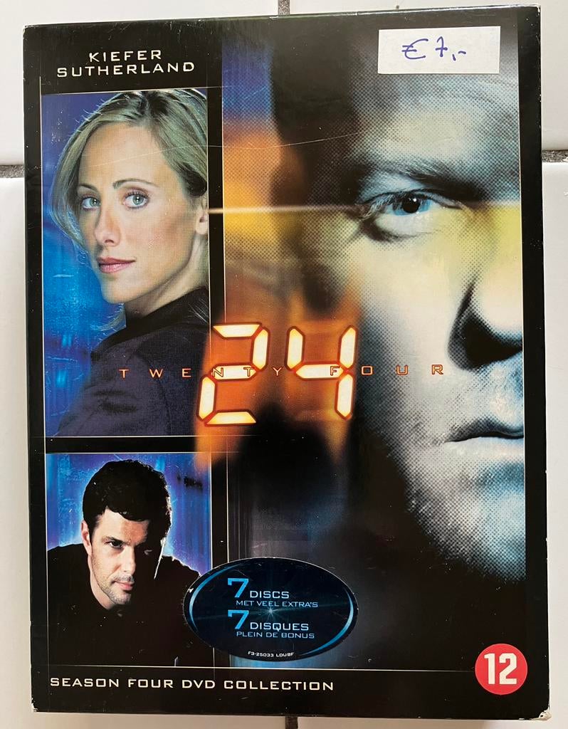 24 Kiefer Sutherland. Seizoen 2en 4, Cd's en Dvd's, Ophalen of Verzenden, Zo goed als nieuw