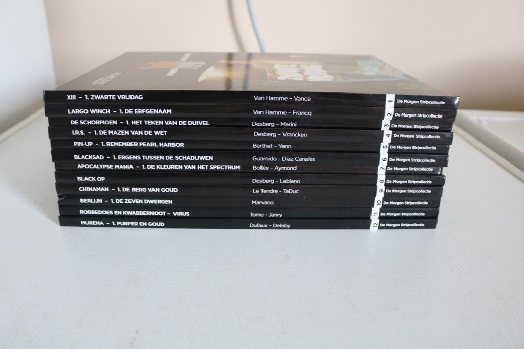 Stripcollectie "De morgen" 12 delen compleet in Hardcover, Boeken, Meerdere stripboeken, Ophalen of Verzenden, Zo goed als nieuw