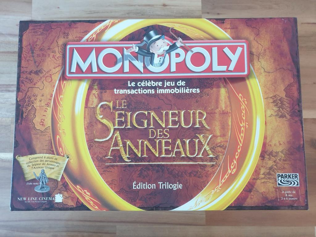 Monopoly collector " Le seigneur des anneaux "., Enlèvement ou Envoi, Comme neuf, Jeu