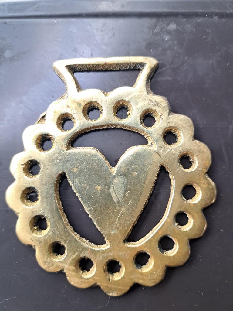 Vintage paardenmedaillon, Antiek en Kunst, Ophalen of Verzenden