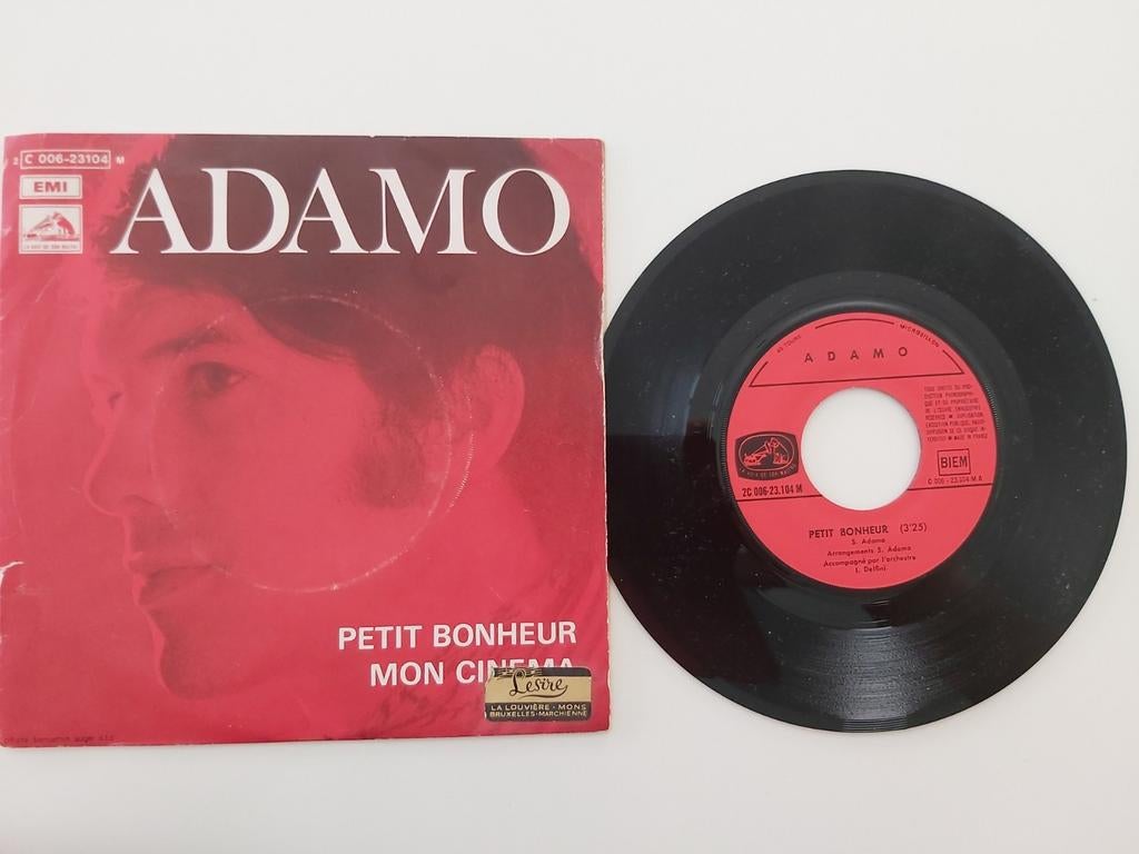 Adamo  - petit bonheur, Enlèvement ou Envoi, Single, Comme neuf, Pop
