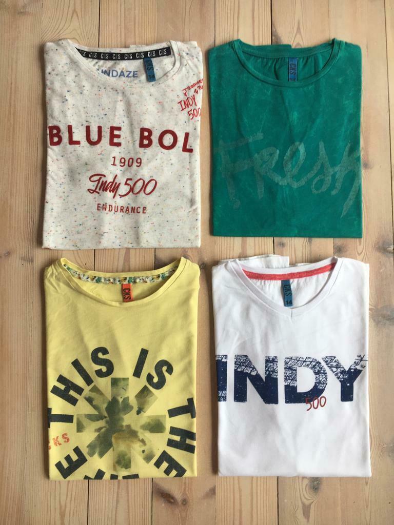 Set van 4 t-shirts, maat 164, CKS, Kinderen en Baby's, Kinderkleding | Maat 164, Ophalen of Verzenden, CKS