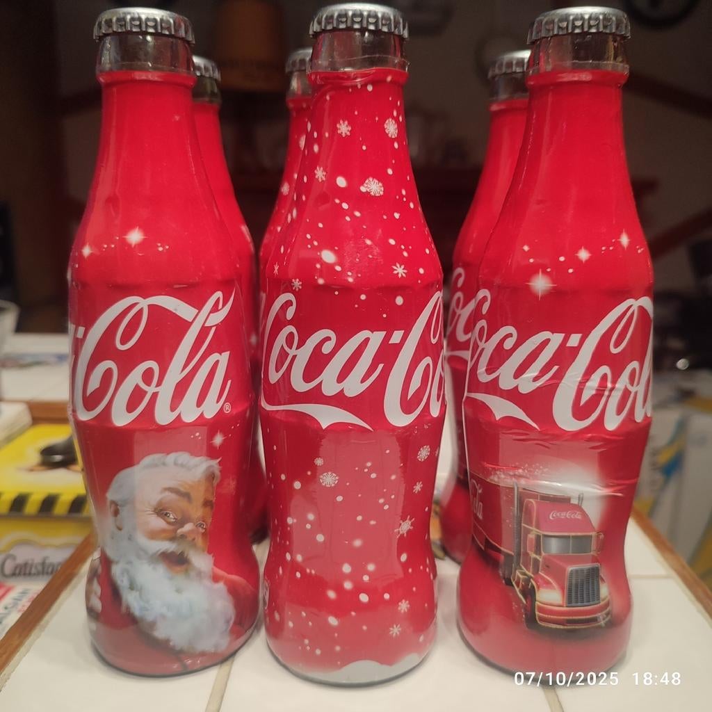 6 bouteilles Coca-cola de NOËL ., Collections, Enlèvement, Comme neuf, Autres types