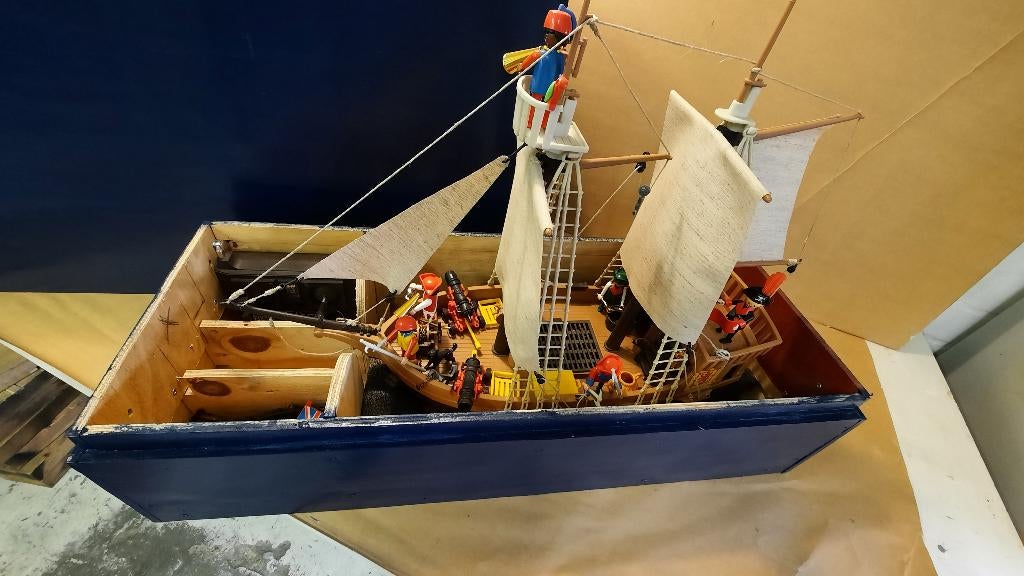 modelbouw playmobil + lego, Hobby en Vrije tijd, Modelbouw | Boten en Schepen, Ophalen of Verzenden