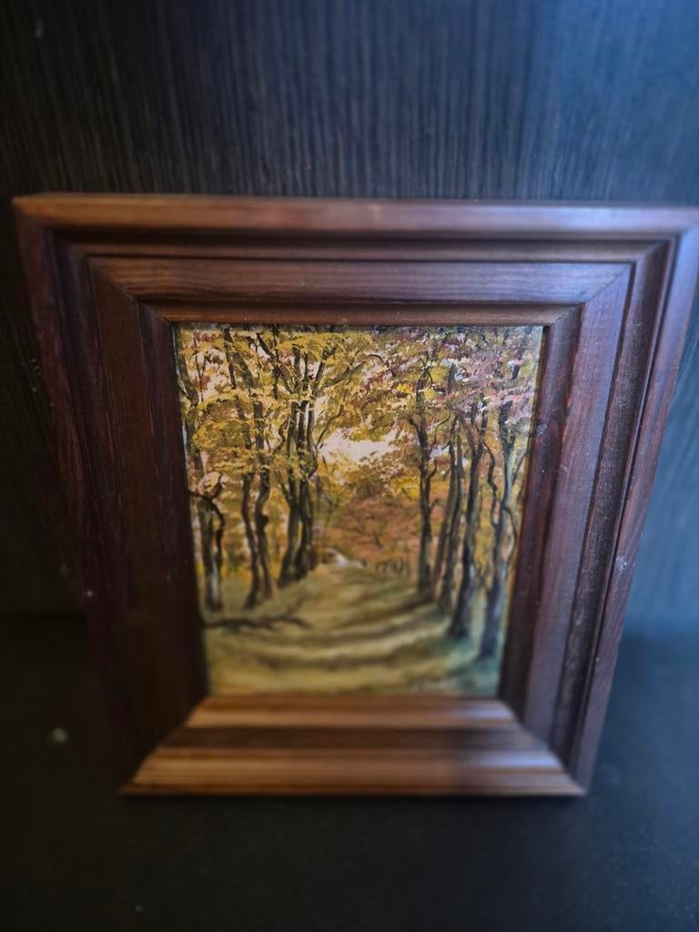 Schilderij met de hand geschildert, Ophalen of Verzenden