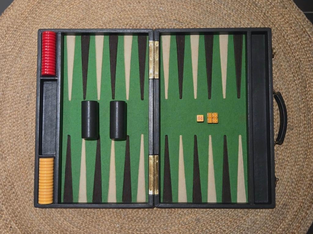 Asprey London Backgammon bakelite, Enlèvement ou Envoi
