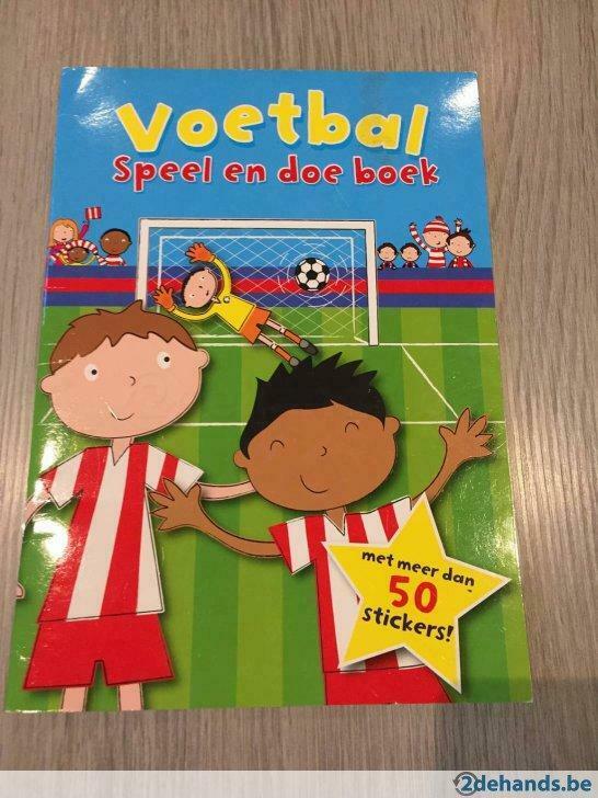 Voetbal speel en doeboek, Enlèvement ou Envoi, Utilisé, 4 ans