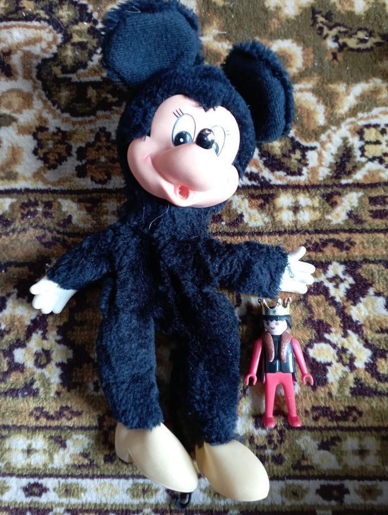 560) vintage labubu minnie mouse, Verzamelen, Ophalen of Verzenden, Mickey Mouse, Gebruikt, Knuffel