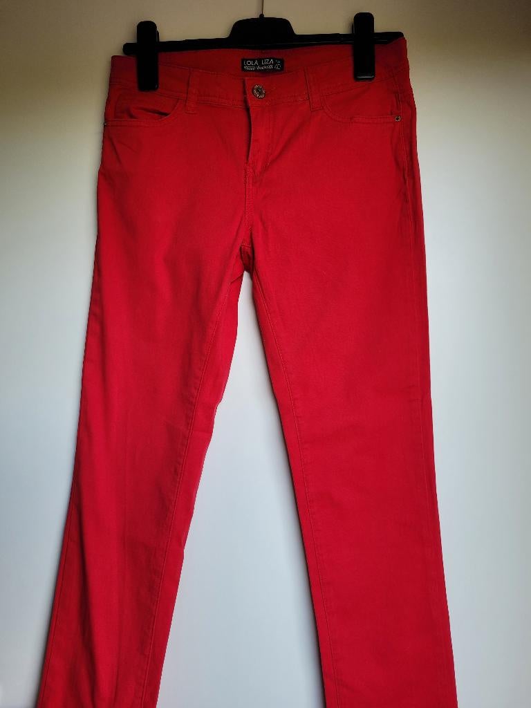 PANTALON DAME, Rouge, Enlèvement ou Envoi, Comme neuf, Longs