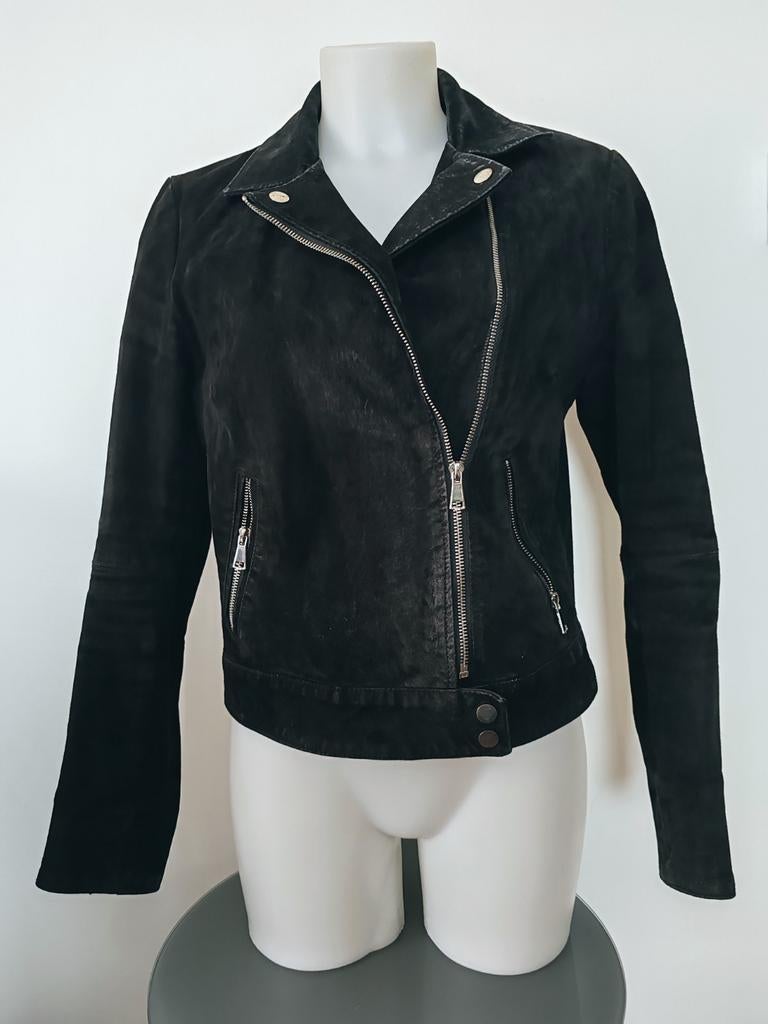 Perfecto cuir véritable noir taille M, Enlèvement ou Envoi, Comme neuf, Noir