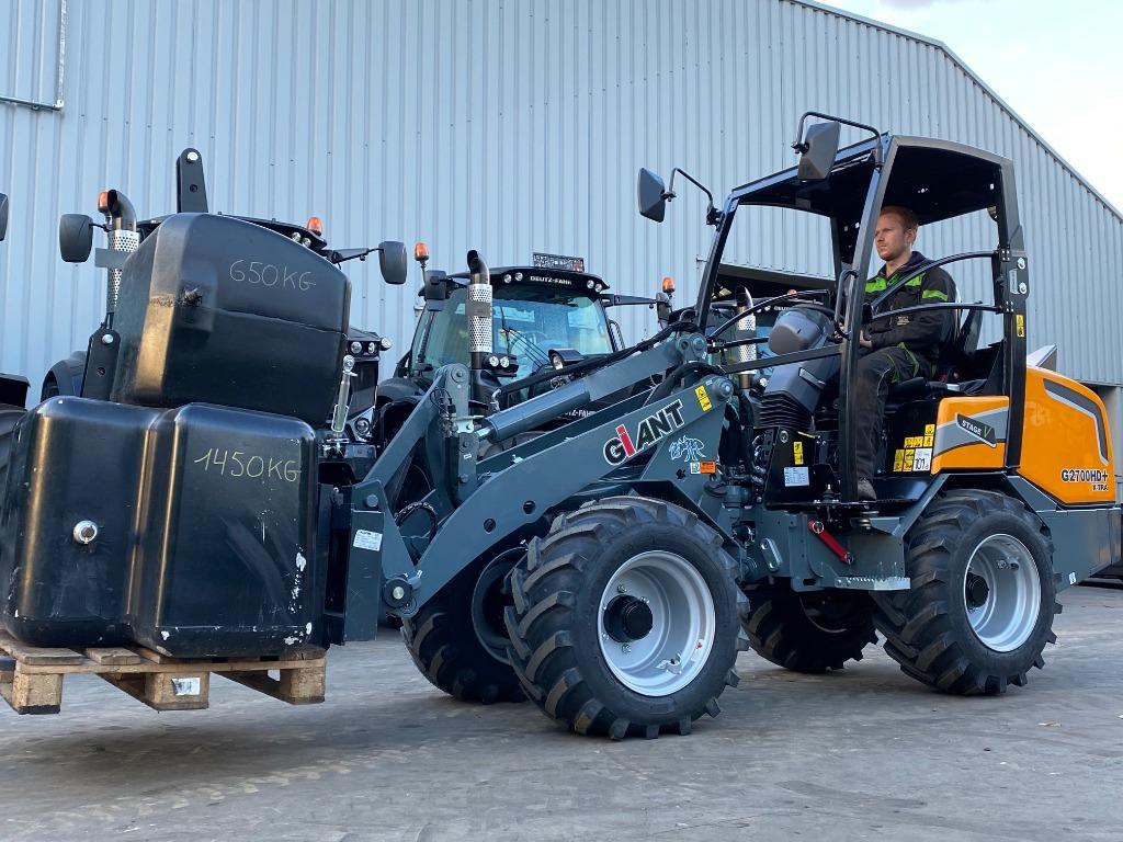 Giant G2700HD+Xtra, heft 2350kg, 12ton assen, 50pk motor, Ophalen, Wiellader of Shovel