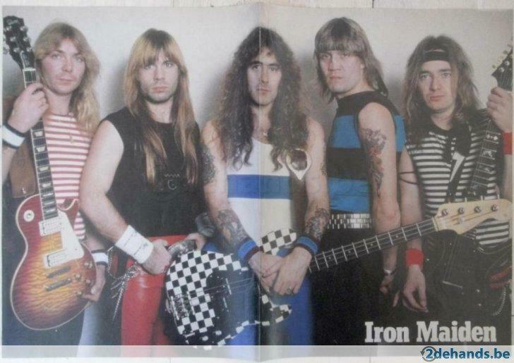 poster Iron Maiden, Gebruikt