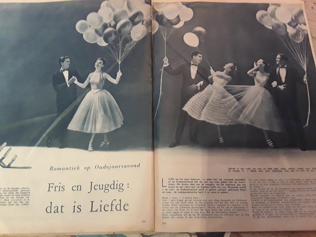 11 Originele Kerst en Nieuwjaarstijdschriften van 1940 -1961, Enlèvement ou Envoi