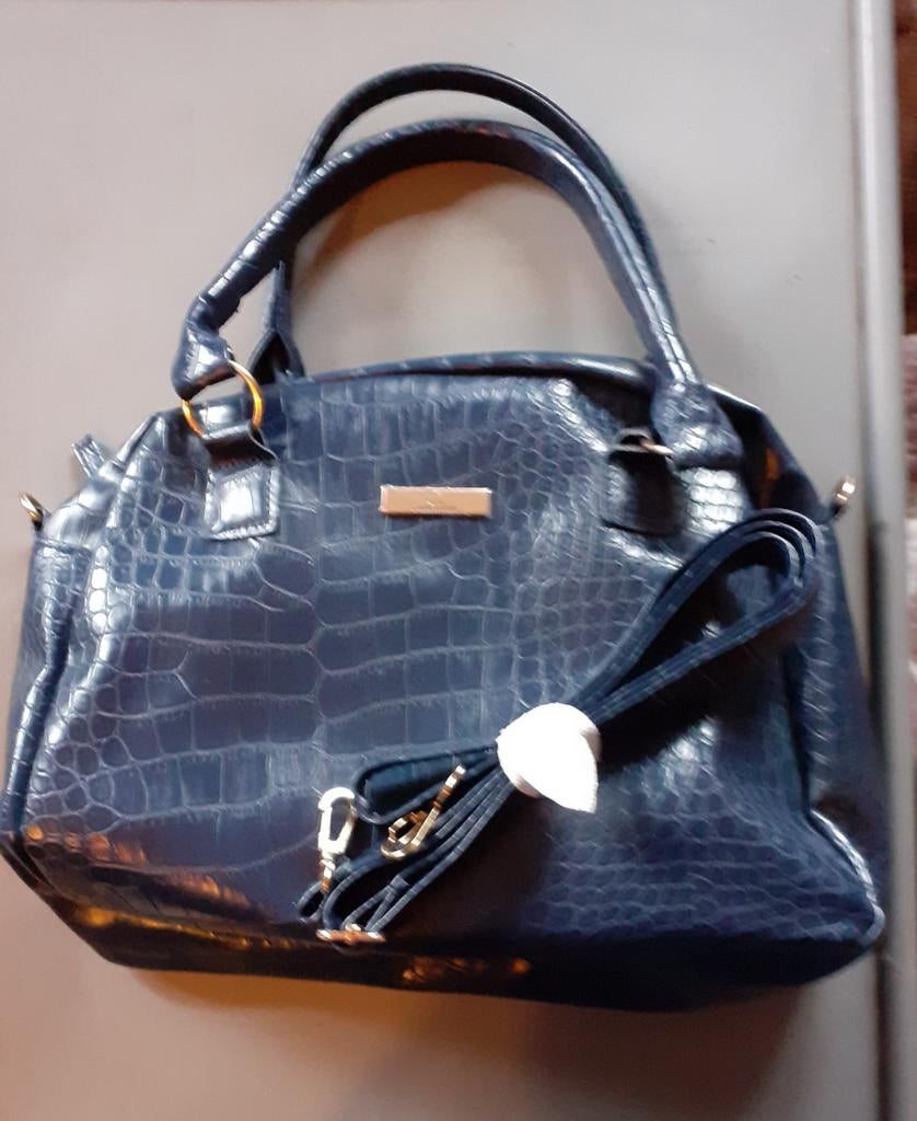sac a main neuf synthetique bleu marine + bandoulière, Bijoux, Sacs & Beauté, Sacs | Sacs à bandoulière, Neuf, Autres marques