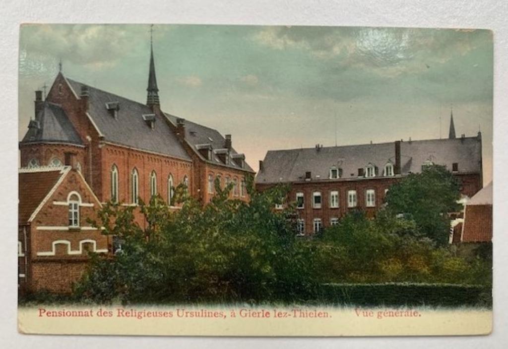 GIER - Pension des Religieuses Ursulines - vers 1914, Collections, Cartes postales | Belgique, Enlèvement ou Envoi, Avant 1920