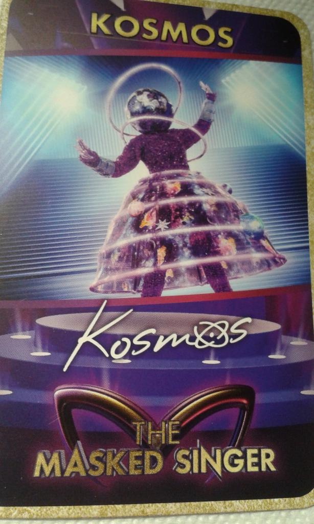 Carte de collection KOSMOS 'Masked Singer', Enlèvement ou Envoi