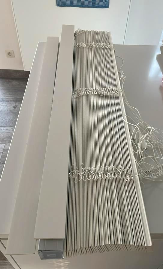 Diaz houten jaloezieën, Ophalen, Gebruikt, 100 tot 150 cm, 200 cm of meer