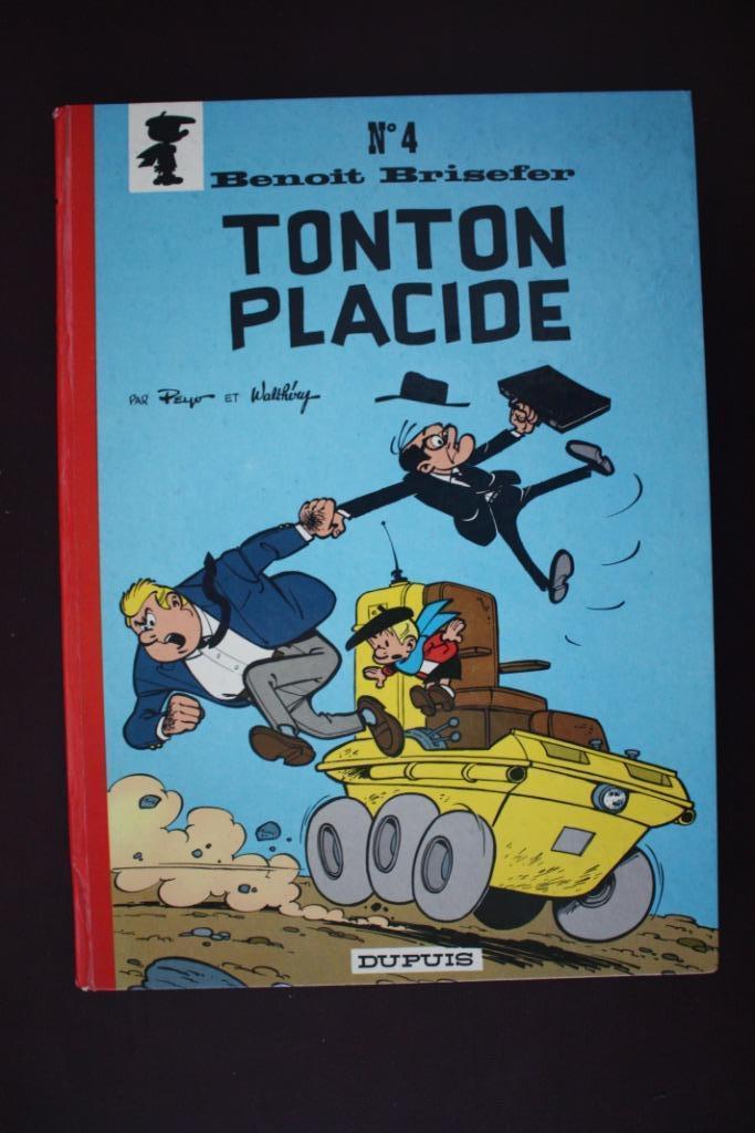 PEYO BENOIT BRISEFER TONTON PLACIDE (1969) EERSTE DRUK, Livres, PEYO et WALTHERY, Enlèvement ou Envoi, Une BD, Comme neuf