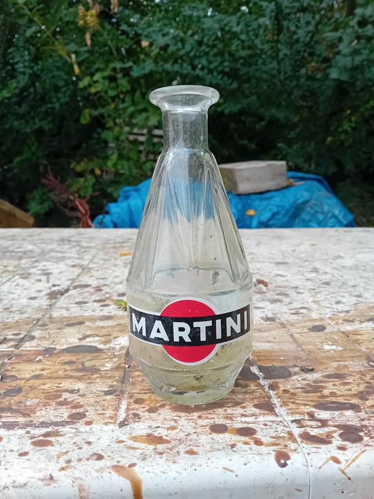 Oude vintage karaf Martini, Enlèvement ou Envoi, Utilisé
